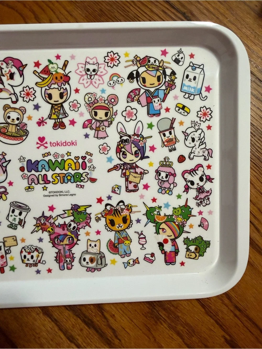 tokidoki Kawaii All Stars White Decorative Small Tray